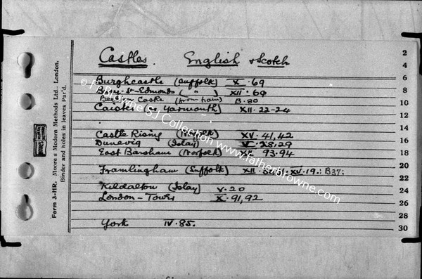 FR BROWNES INDEX